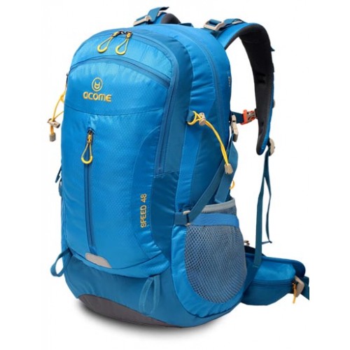 Рюкзак туристический, ACOME Speed, цвет синий, рюкзак 48 литров, рюкзак для путешествий