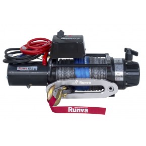 Лебедка Runva EWB 12500U SR синтетический трос (влагозащищенная) 12V