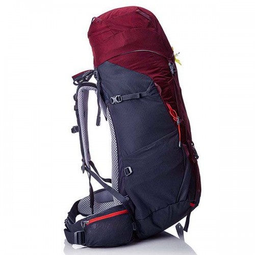 Женский рюкзак Deuter Aircontact Lite 60+10 SL (модель 2018), цвет maron-graphite, для продолжительных горных походов