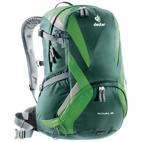 Deuter Futura 28, цвет зеленый, велосипедный рюкзак, рюкзак для однодневных походов