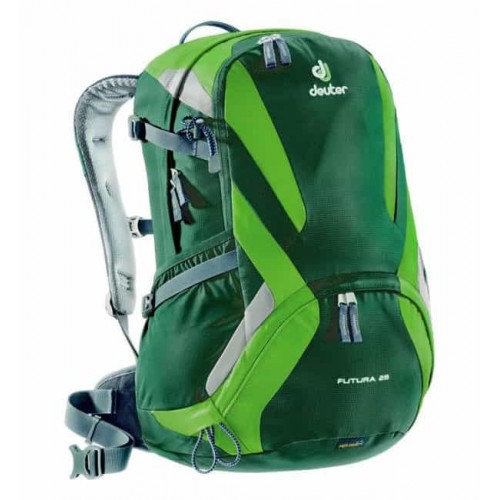 Deuter Futura 28, цвет зеленый, велосипедный рюкзак, рюкзак для однодневных походов