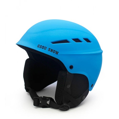 GSOU SNОW, Шлем горнолыжный GSOU SNОW, цвет голубой матовый, размер L (58-62cm), с доставкой по Казахстану