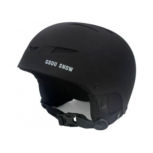 Шлем горнолыжный GSOU SNОW, цвет черный матовый, размер L (58-62cm), Горнолыжный шлем купить в Алматы