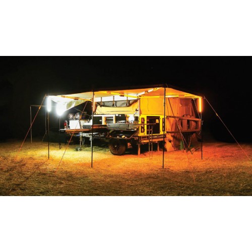 Лэд освещение для лагеря и шатров, кейс набор 6шт, CAMPKITOW6D, Hard Korr освещение из Австралии