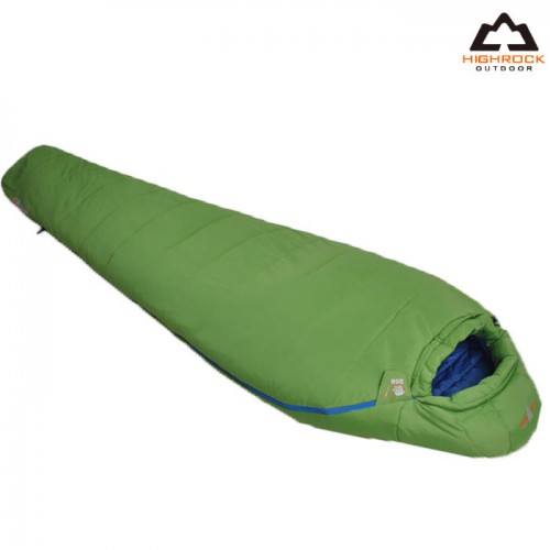 Спальный мешок High Rock, цвет зеленый, длина 205см, -7°С -12°С, вес 1.8кг