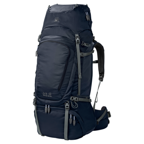 Туристический рюкзак Jack Wolfskin DENALI 70, цвет navy, для многодневных походов
