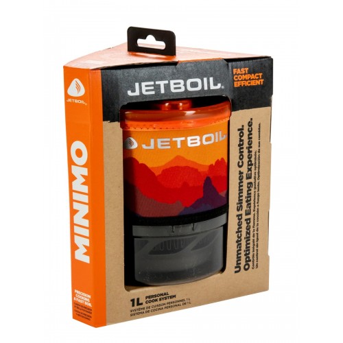 Комплект горелка с кастрюлей Jetboil MiniMo Sunset, JB-MNMSS, Газовая Горелка Jetboil