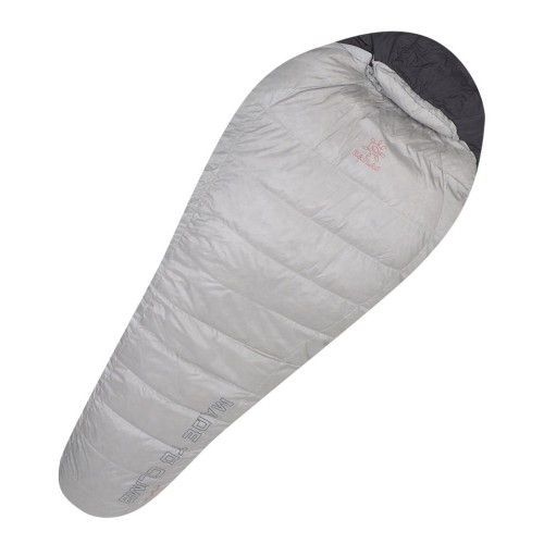 Спальный мешок пуховый Kailas Trek 800, -5°С -15°С, вес 1.6кг (EN 23537), KB110017, цвет серый