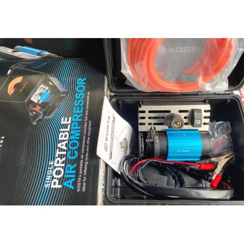 Компрессор Kosta портативный переносной в кейсе (66л/мин)