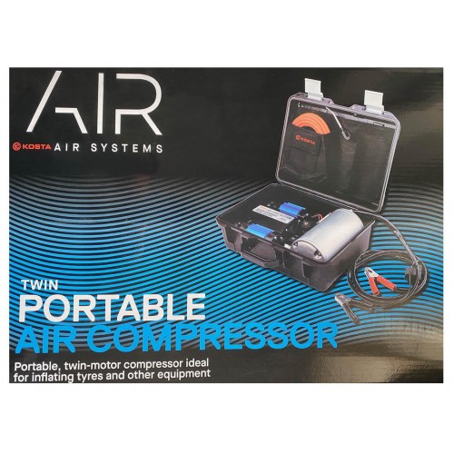 Компрессор двухпоршневой высокопроизводительный переносной с ресивером