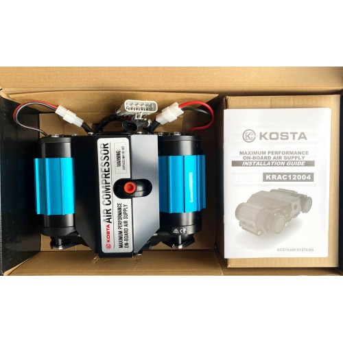 Компрессор Kosta двухпоршневой высокопроизводительный (150л/мин)