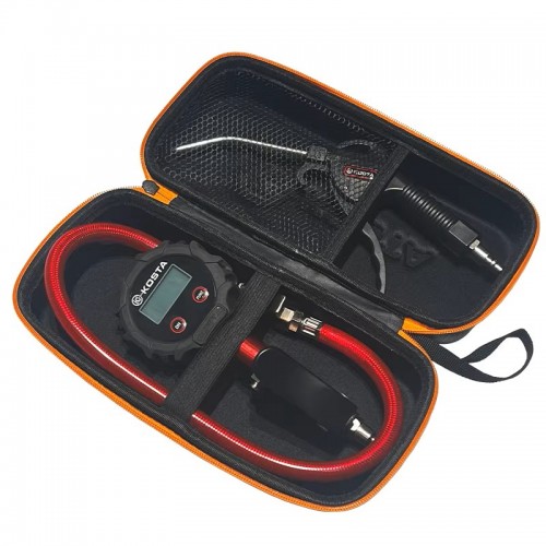 Манометр и продувочный пистолет KOSTA для подкачки колес