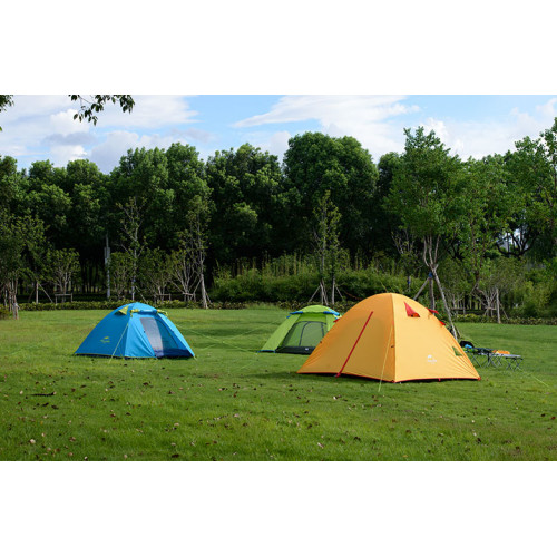 Палатка четырехместная, NatureHike NH18Z044-P, P Series, цвет голубой, вес 2.6кг