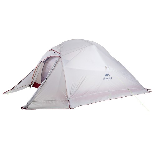 Легкая трехместная палатка, NatureHike Cloud3, цвет grey, вес 2.4 кг, обновленная модель, со снегозащитной юбкой