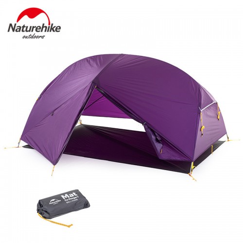 Двухслойная палатка с внешним тентом 20D, NH17T007-M, Naturehike Mongar 2 Ultralight, цвет purple, вес 2кг