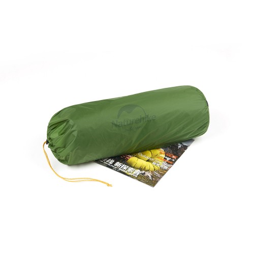Трекинговая палатка трехместная Naturehike Opalus 3, цвет зеленый, вес 2.8 кг, с большим тамбуром