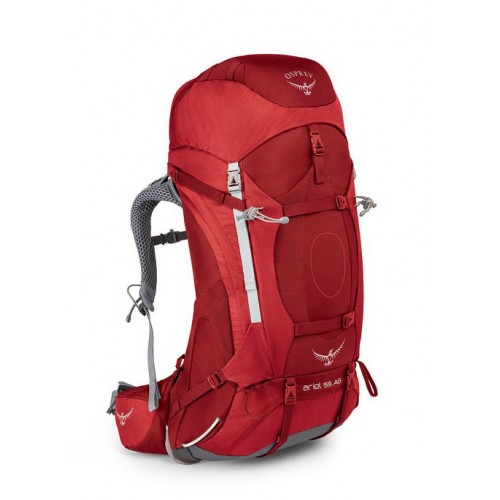 Рюкзак женский, Osprey Ariel AG 55, цвет Picante Red, Рюкзак для многодневных походов