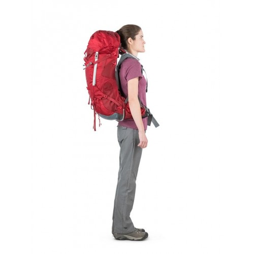 Женский рюкзак Osprey Ariel AG 55, цвет Boothbay Grey, Рюкзак для многодневных походов