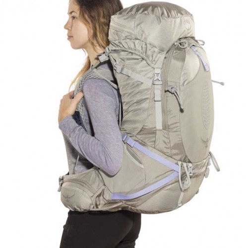Женский туристический рюкзак Osprey Aura 50 AG , цвет Silver Streak, рюкзак для туризма и отдыха