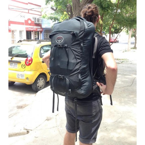 Сумка-Рюкзак Osprey Farpoint 55, цвет Volcanic Grey, сумка для путешествий