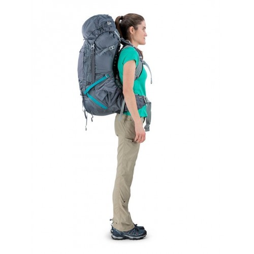 Рюкзак Osprey Aura AG 65, женский рюкзак, цвет Vestal Grey, рюкзак для многодневных маршрутов