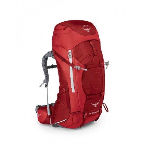 Рюкзак женский, Osprey Ariel AG 65, цвет Picante Red, рюкзак для многодневных походов