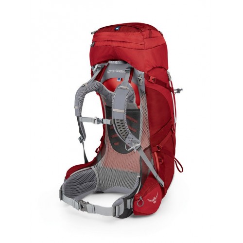 Рюкзак женский, Osprey Ariel AG 65, цвет Picante Red, рюкзак для многодневных походов