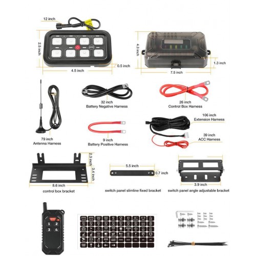 Универсальный блок управления Stealth 8 (пульт + приложение на телефон)