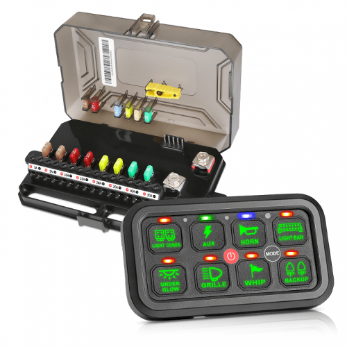 Блок управления аксессуарами на автомобиле, Switch Panel, Блок реле управления