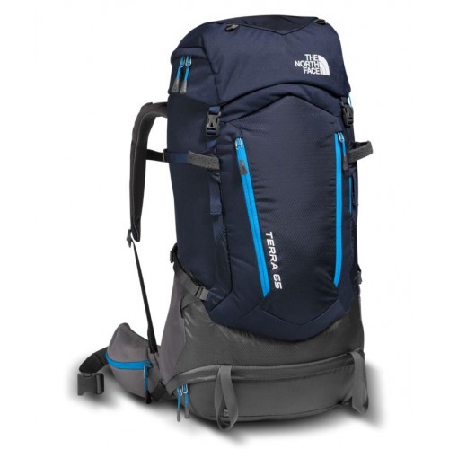 Рюкзак The North Face Terra 65 Navy, рюкзак для многодневных походов