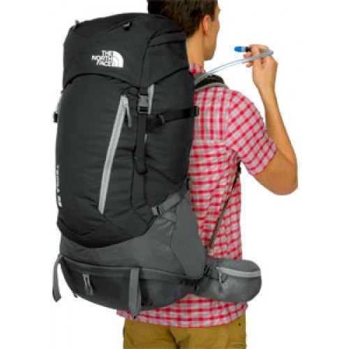 Рюкзак The North Face Terra 65 Black / Asphalt Grey, рюкзак для трекинга и путешествий