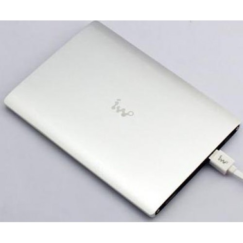 IWO P48 20000mah power bank, цвет серебро, переносная зарядка для смартфонов