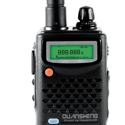 Радиостанция Quansheng TG-K4AT, UHF 400-470 Mhz, VHF 136-174 Mhz