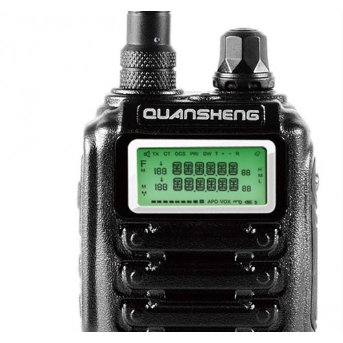 Радиостанция QUANSHENG TG-UV 2, UHF 400-470 Mhz, VHF 136-174 Mhz