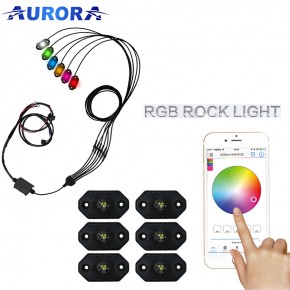 Комплект управляемой подсветки Aurora Rock Light 6шт