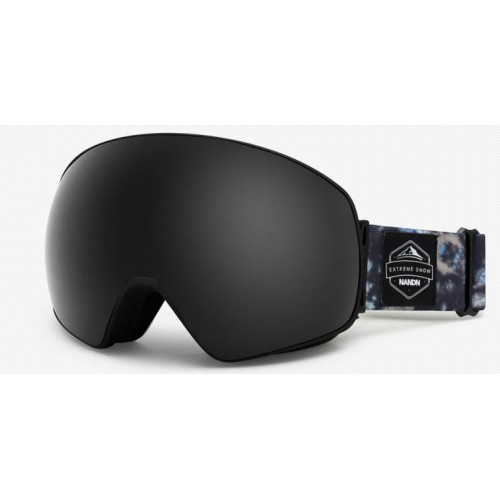Маска NANDN NG82 черная для лыж и сноуборда, Горнолыжные маски, очки - купить с доставкой