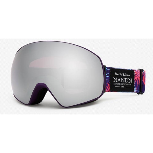 Маска NANDN NG8 серая для лыж и сноуборда, Купить горнолыжные и сноубордические маски, лыжные маски в Алматы 