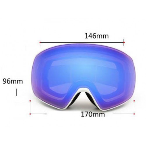Маска NANDN NG82 оранжевая для лыж и сноуборда, Горнолыжные маски, очки - купить с доставкой