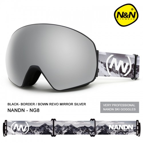 Маска NANDN NG82 серая для лыж и сноуборда, Купить горнолыжные и сноубордические маски, лыжные маски в Алматы 