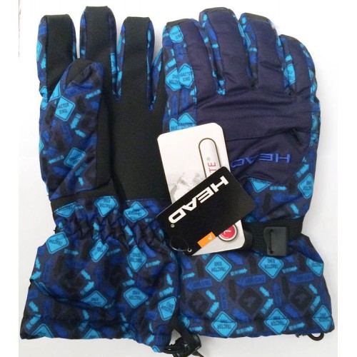 Мужские горнолыжные перчатки Head, цвет синий, размер XL