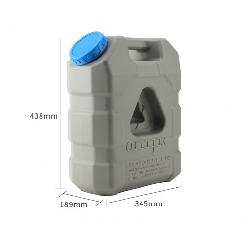 Канистра WOOGOK 21 литр для воды, серая