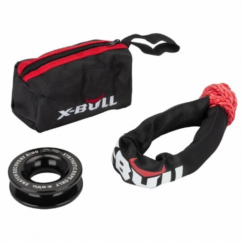 Софт шакл X-BULL и обводной ролик для лебедки