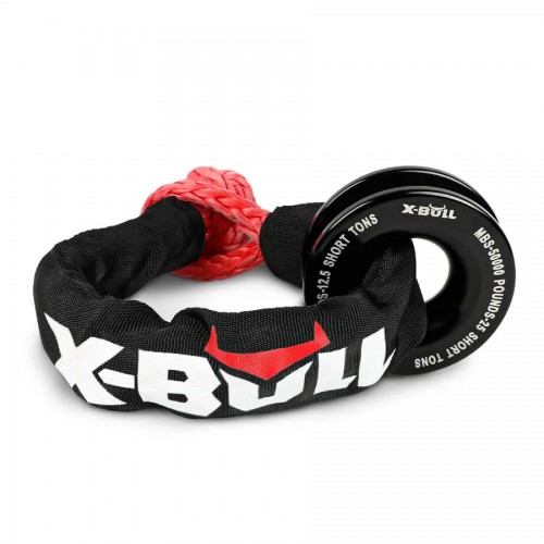 Софт шакл X-BULL и обводной ролик для лебедки