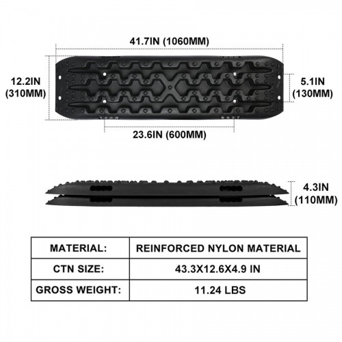 X-BULL Gen 3.0 Сэнд траки 2шт черные